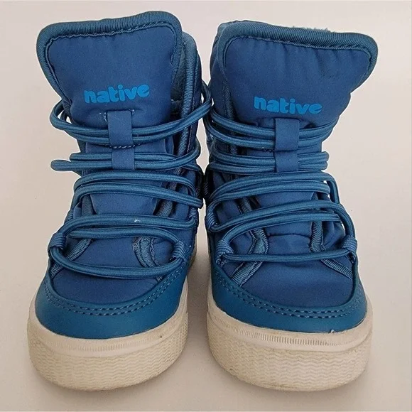 NATIVE SHOES CHAMONIX BOOT in Blue - Winter Snow Boot | - Picture 1 of 10